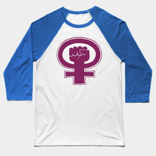 Womens Liberation Logo Baseball T-Shirt by Pandora's Tees